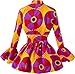 HongyuAmy Women's African Print Wax Jacket Ankara Long Sleevs Top Kente Clothes(Small,Color A)