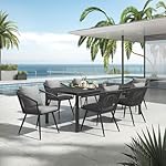 OUTLIV. Alex Gartenmöbelset 7-teilig Dekton Anthrazit