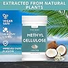 3.52 oz Methylcellulose Powder, Pure Methylcellulose Powder, Methylcellulose Suitable for Making Ice Cream, Cake, Yogurt, Candy and More