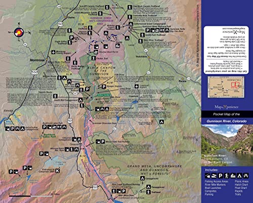 Gunnison River GPS Fishing Maps