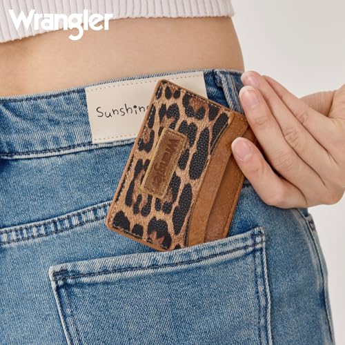 Image of Montana West X Wrangler Credit Card Holder for Women Rfid Blocking Slim Thin Credit Card Wallet Small Credit Card Organizer for Ladies Female