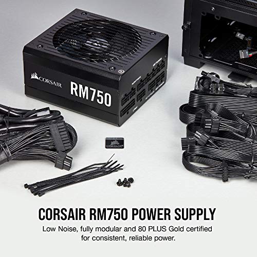 Corsair RM 750 Series, 80+ Gold Certified 750W Fully Modular Power Supply