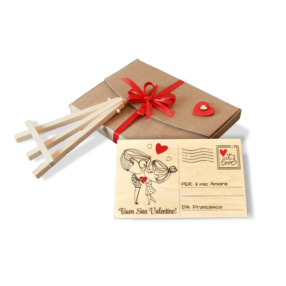 Biglietto auguri amore - regalo per lei lui - fidanzato coppia orgasmo San Valentino - fidanzato fidanzata anniversario matrimonio Natale - Italia