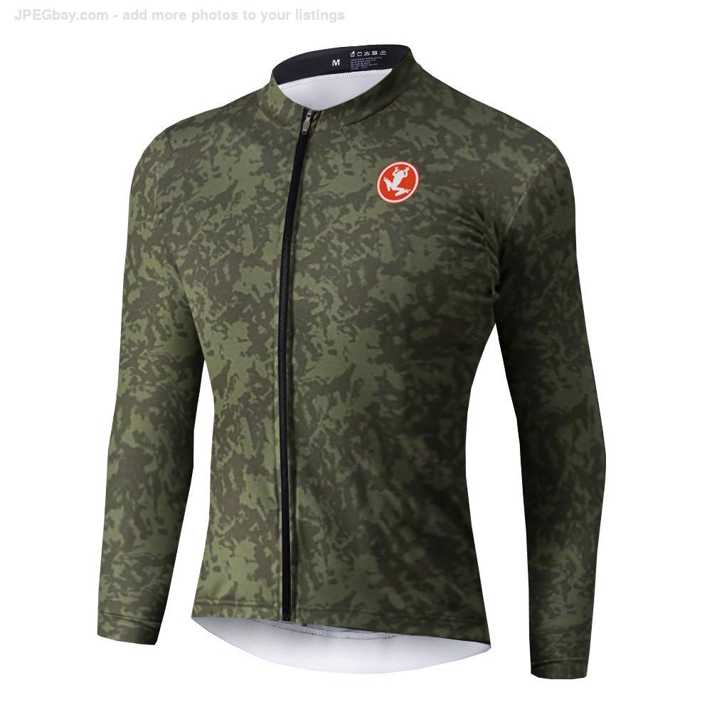 UGLY FROG Abbigliamento Magliette Set Inverno Termico Vello Antivento Maglia Lunga e Pantaloni Completo Ciclismo Uomo Invernale KXITCXHB14