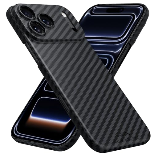 X-level Magnetic for iPhone 17 Pro Max Case, Compatible with MagSafe,Slim Thin Carbon Fiber Pattern...