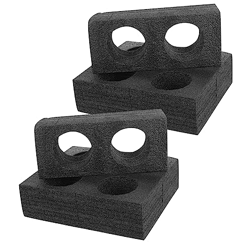 BESTYASH 4Pcs Soft Drink Carrier Trays Beverage Cup Holders for Secure Drink Transport for Restaurants Parties Picnics Includes Two Cup Four Cup Holders