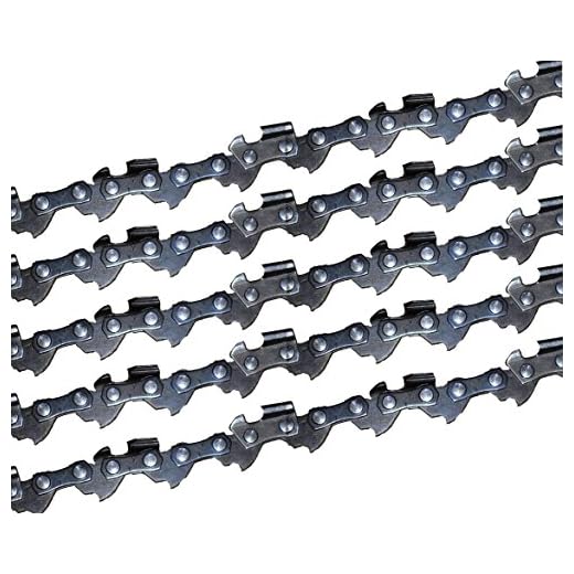 5 x gardexx sågkedja för STIHL MS 251, 35 cm – 0,325 tum – 1,6 mm – 56 TG