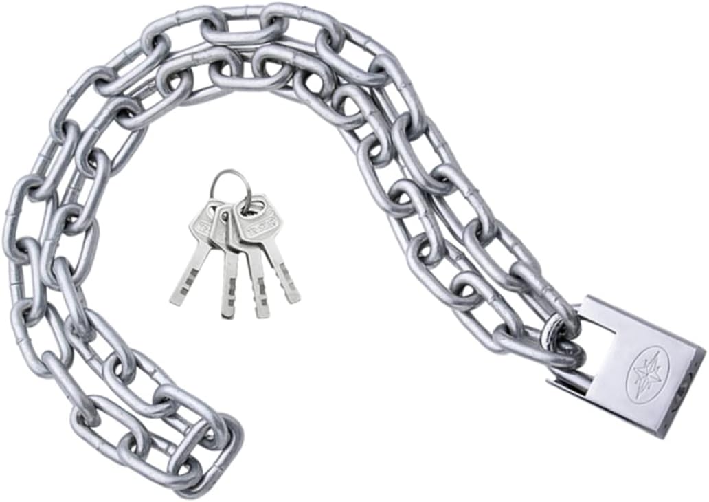 VICASKY Secure Your Ride Heavy Duty Chain Lock for Mountain Bikes Scooters Valuables