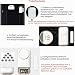 Shackcom 4pcs Fensteralarm Türalarm Selbstklebend Alarm Fenster 120dB mit Wireless Magnetsensor...