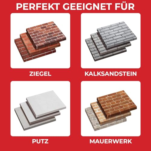 SCHWABENBACH® Flügelmeißel SDS MAX 60 x 400 mm – Ideal zum Entfernen von Putz, Ziegel und Mauerwerk – SDS MAX Meißel für Bohrhammer – Gehärtete Spitze – Langlebig & Robust