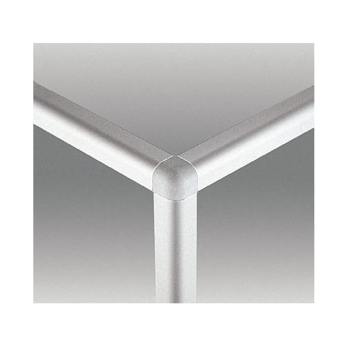 Glasvitrine mit Rollen T 52,5 x B 52,5 x H 184,5 cm - schmale Glas Standvitrine abschließbar - Ausstellungs-Vitrine ohne Beleuchtung