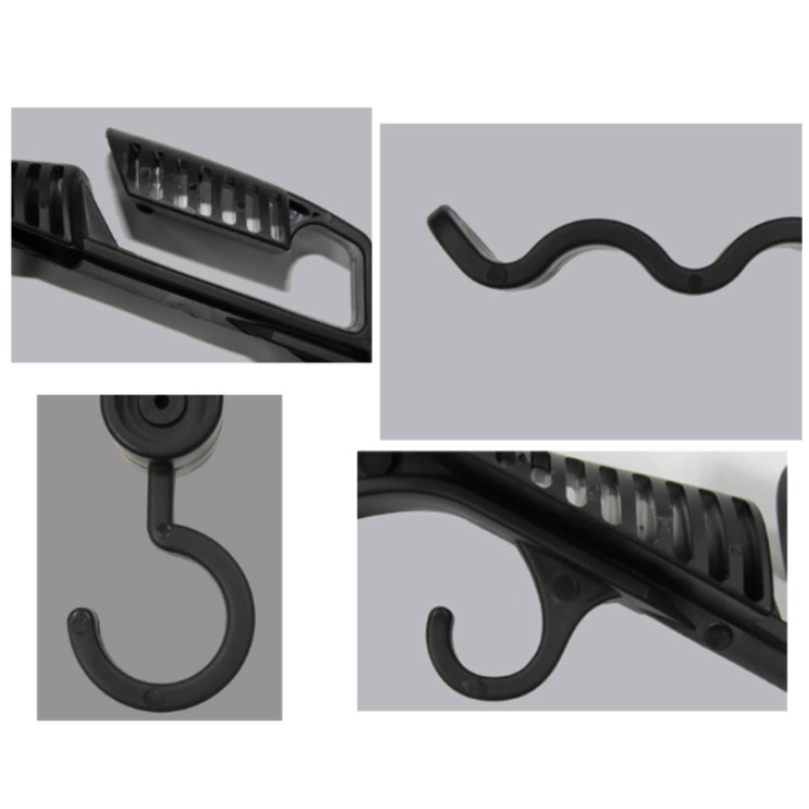 Harilla Cintre pour Combinaison Plongée avec Trois Crochets Inférieurs et Poignées Texturées pour Séchage Équipement Plongée Lourd Serviette Veste Ceinture