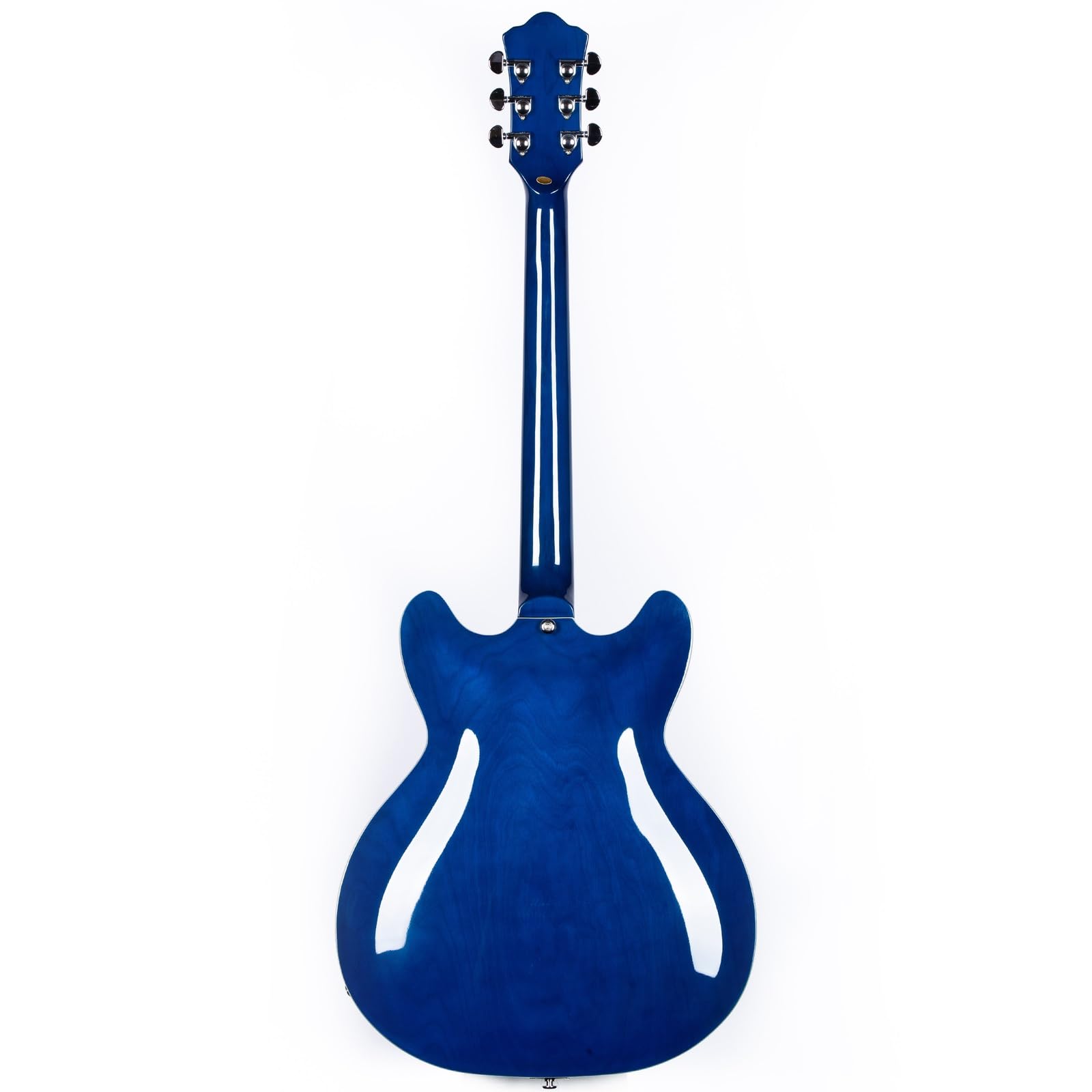 Gitara Elektryczna Instrumenty Muzyczne Profesjonalna Praworęczna 6 Strunowa Gitara Elektryczna Typu Semi Hollow Body Cienka Łukowata Górna Trwała(Type 2)