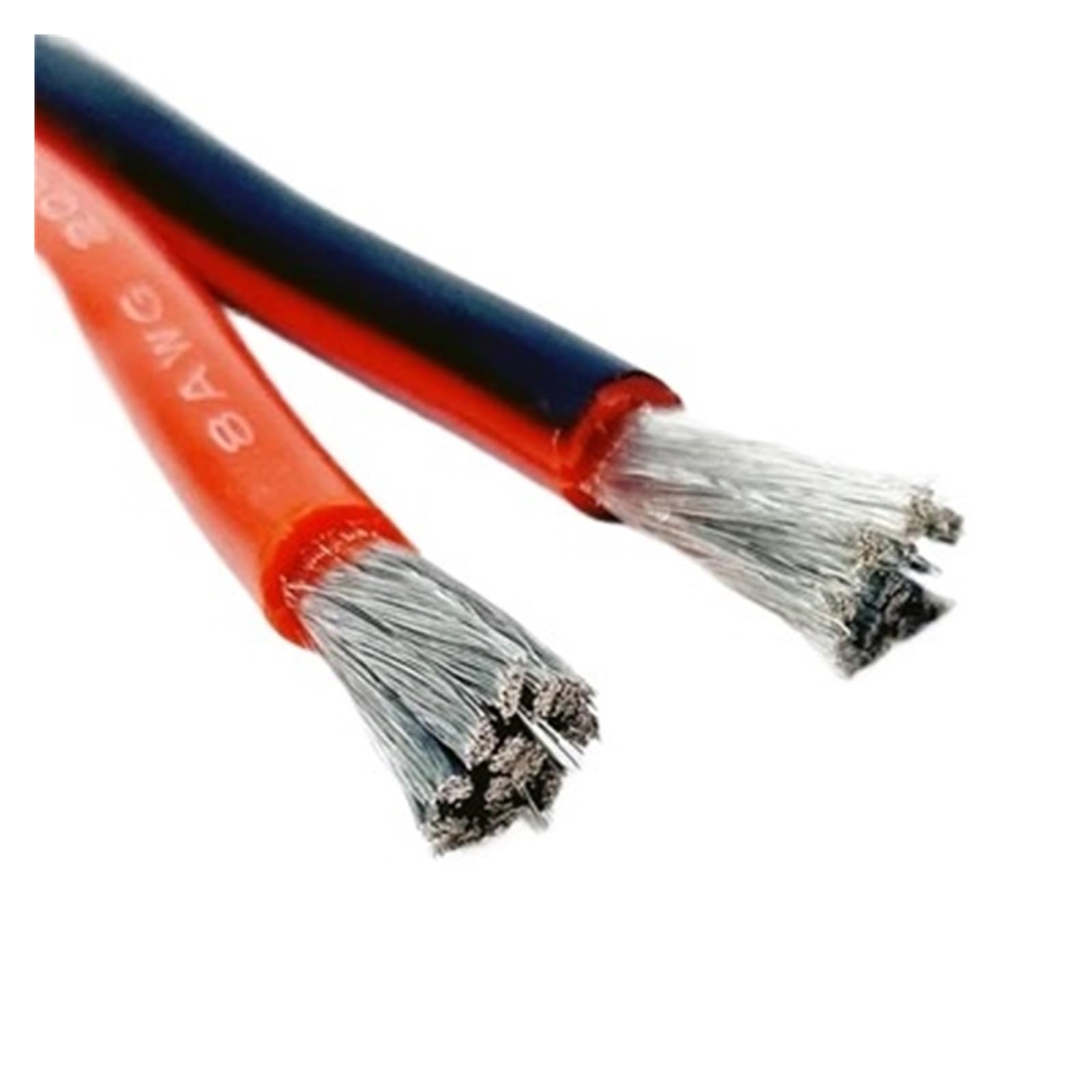 1-20 M Czarny W Kolorze Czerwonym Przewód Silikonowy Ultra Miękki 2-pinowy Kabel Podwójne Przewody Elektryczne Równoległe Przedłużenie Zasilania Elektrycznego(1m12 AWG)