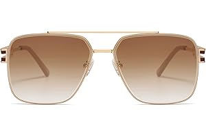 Oversized Vintage Gold Frame Glasses: A Stylish and Durable Accessory