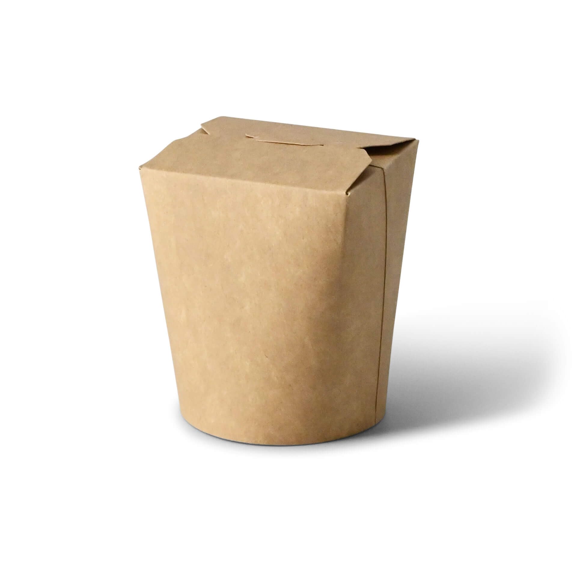 BIOZOYG Caja para fideos 500 unidades 800 ml, marrón Â- Cajas asiáticas de cartón Â- Cajas para llevar con revestimiento interior de PE Â- Envases para llevar, snacks asiáticos, envases desechables