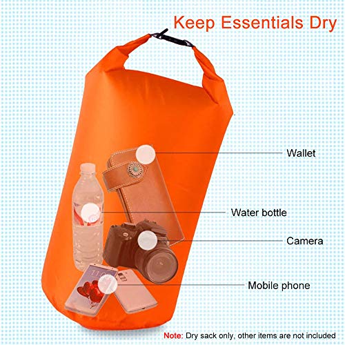 KKmoon 8L / 40L / 70L Bolsa seca portátil à prova d'água Sack Bolsa de armazenamento para camping,