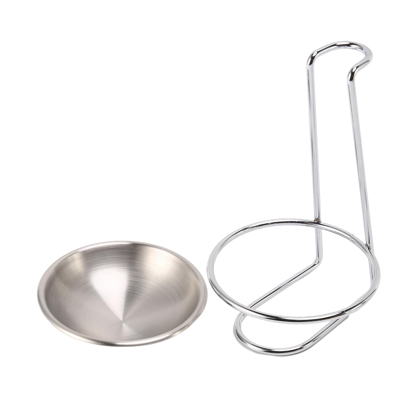 6 soportes de acero inoxidable para cucharas, , soporte vertical para cucharones de sopa, soporte para cucharones de sopa