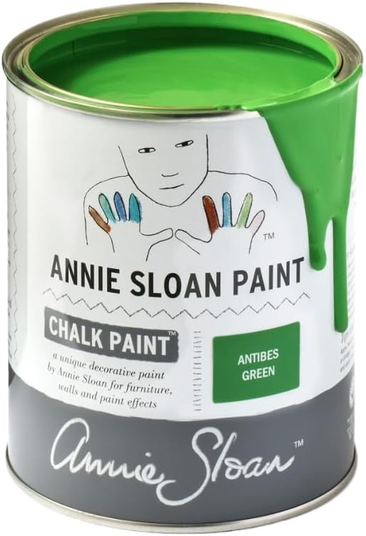 Annie Sloan Chalk Paint® (Antibes Green, 1 Litre/33.8 Fl Oz) a unique decorative paint for furniture, cabinets and home décor with no sanding or priming