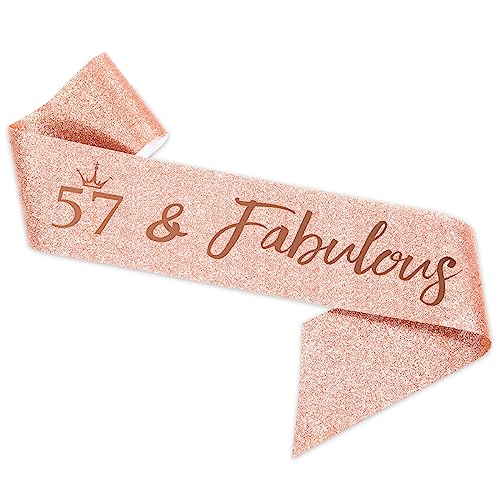 Regalos de 57 cumpleaños para mujer conjunto tiara banda 3