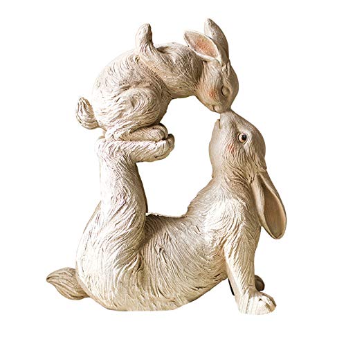 Statue de Pâques lapin idéale comme cadeau de décoration de cour et de terrasse