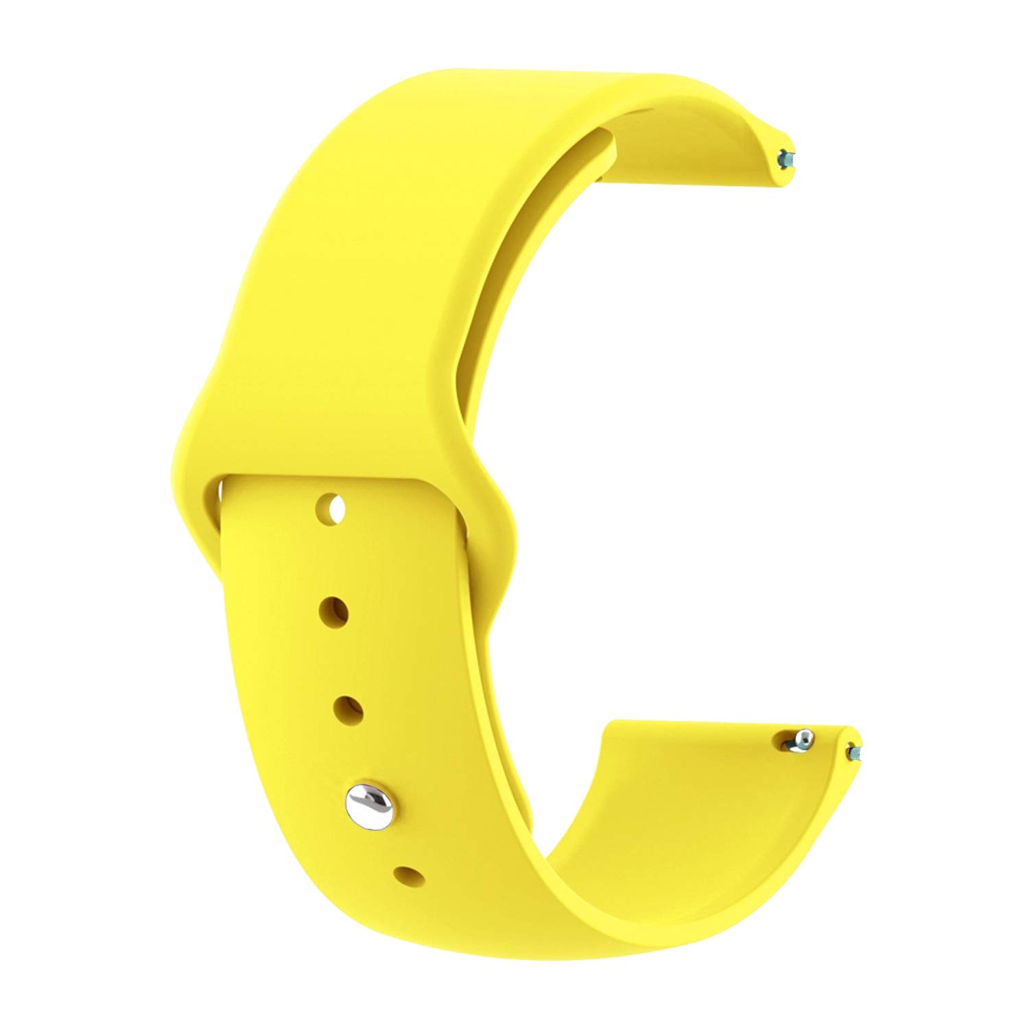 Microsonic Amazfit Active Silicone Sport Band (Amazfit Active ile Uyumlu Kordon, Akıllı Saat Kayışı)
