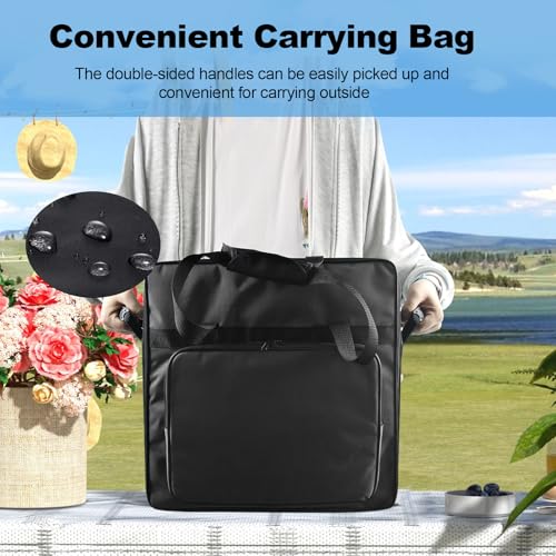 Image of Slushie Machine Storage Bag Frozen Drink Maker Travel Bag Waterproof Nylon Carrying Bag for Ninja Professional Slushie Machine FS301 /FS301C SLUSHi Professional Frozen Drink Maker | FS301 Slushie Bag,Portable Storage Bag for Frozen Drink Maker, Protector for Machine Accessories (Front-Opening)