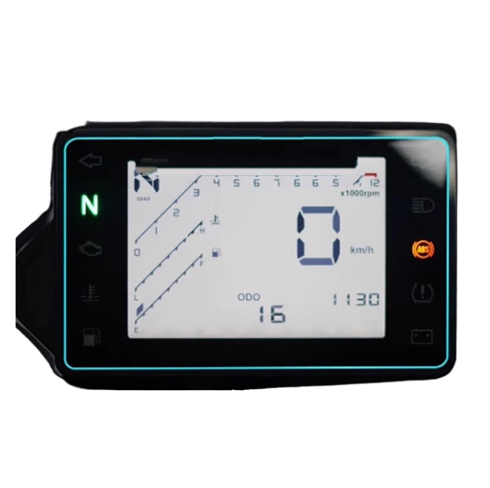 Motocicleta Protector Pantalla Para Zontes Para ZONTES 125 Para C Para C125 2 Uds. Protector Pantalla Tablero Película TPU Arañazos En Grupo Motocicletas Antiaceite
