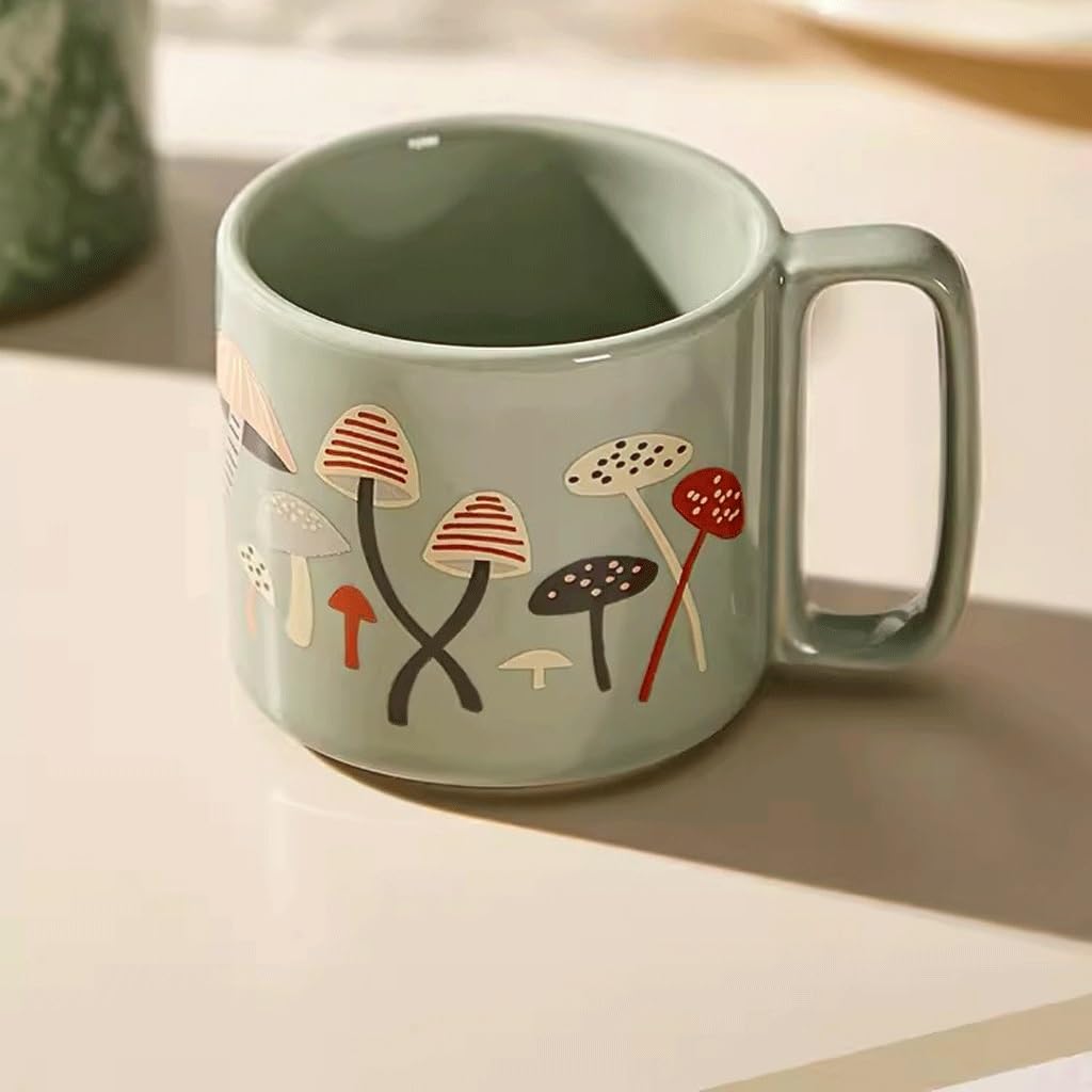Tazza da tè, Tazza da caffè in Vetro, Tazza in Ceramica, Tazza da Colazione, Tazza da Ufficio, Tazza da casa per Ragazzi e Ragazze, Tazza da caffè (A)