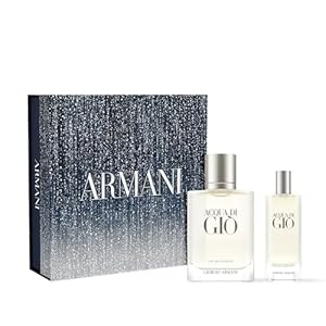 Armani beauty– Acqua di Giò – Eau de Toilette – Cologne Set for Men ($130 Value) – Full Size (1.7 Fl Oz) & Travel Size (0.5 Fl Oz)