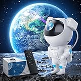 Astronaut Galaxy Projector Night Light, Star Projector, Nebula Ceiling Lamp with Timer and Remote, Gift for Kids Spacebuddy for Bedroom, Birthdays, Christmas, Valentine's Day. (Gold-3)