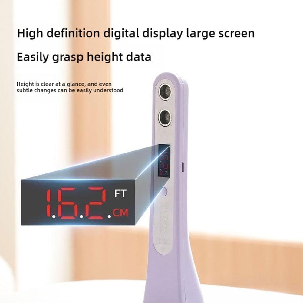 Mémètre De Hauteur De Corps Électronique, Abs Portable Rechargeable Rechargeable Hight Hight Précision Mesure Du Dispositif De Compteur De Hauteur Humaine Avec Grand Écran