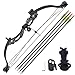 AW 34" Junior Compound Bow Kit w/ 4pcs 28" Arrow Set Youth Archery Right Hand Draw Weight 20lbs Hobby