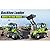 Hydraulic Backhoe Loader with Front Loader Bucket and Rear Excavator Arm, Compact 4x4 Mini Digger for Farm Landscaping and Light Construction