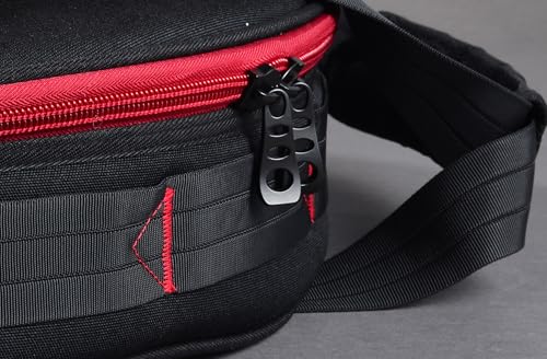 Niu Kako 22\" Cymbal Bag, Double Layer Cymbal Case with 6mm Padded Divider, Handles and Backpack Straps for Drum Cymbals and Accessories