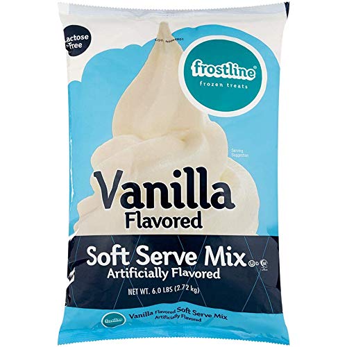 image for Frostline Lactose Free Soft Serve Mix Variety, Chocolate and Vanilla, 