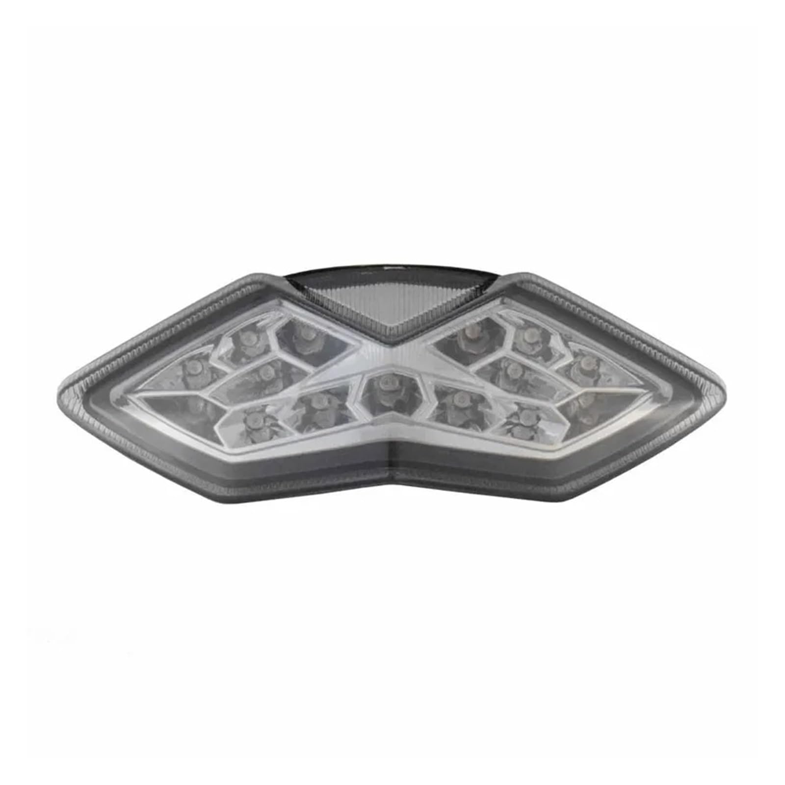 Lampada per arresto moto Per Ninja 1000 Z1000SX 2011-2019 Indicatori Di Direzione Posteriori E Freni Integrati A LED Cromati Fanale posteriore con frecce(Smoke)