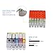 Aomya 5 Pack Refillable Ink Cartridge PGI-270 CLI-271 Full Ink Cartridge with Auto Reset Chip Replace for MG6820 MG6821 MG6822 MG5720 MG5721