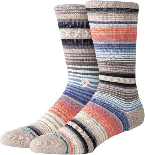 Chaussettes Stance Curren St Crew 2025 String Grey | Modèle mi-mollet homme