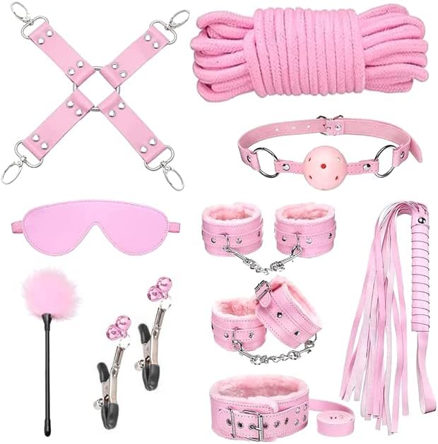 Restraints For Sex Play Set Bondage Kit With Handcuffs, Nipple Clamps, And Straps For Adult Couples From Akgxt, $28.14 - View #8