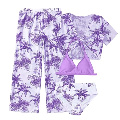 Traje de Baño Niña Bañador Niñas Una Pieza Estilo Marinero Rayas Natación Playa Piscina Verano Protección Solar UV Ropa de Baño Suave Cómoda A19