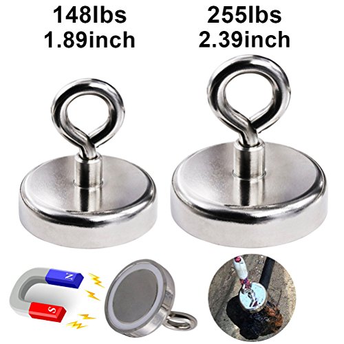 WINOMO Ganchos magnéticos Ferramenta de suporte de ganchos super forte 120 kg Sucção Decoração de Ca
