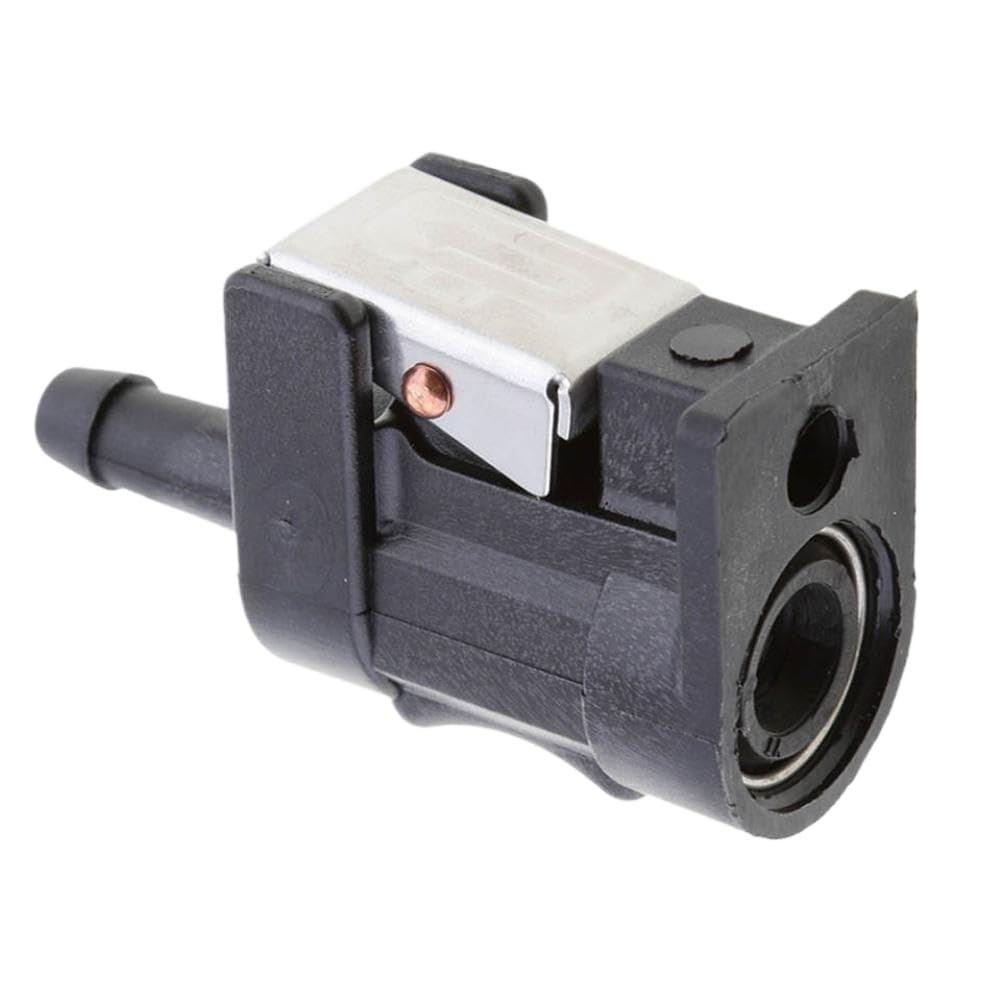 Fuel Line Hose Adapter Fitting 1 Inch 1/4 Inch 6mm Male 5/16 Inch 8mm Female Compatible with Outboard Motor Boat(Female Connector)