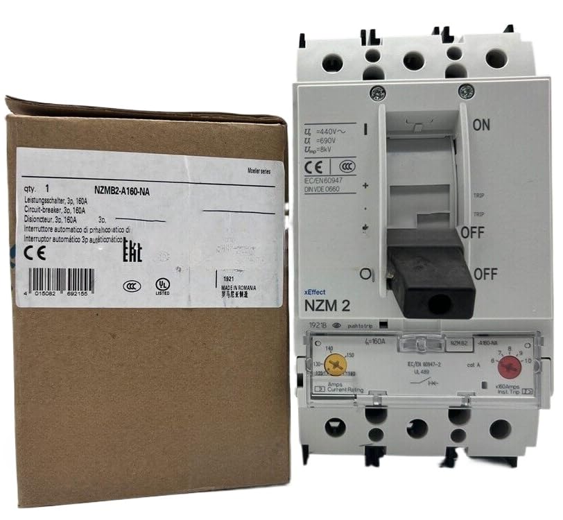 1Pc New NZMB2-A160-NA Circuit Breaker 3-Pole 160A air Switch