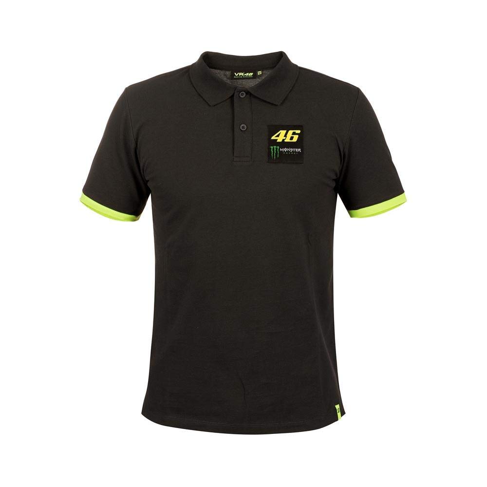 Valentino Rossi VR46 Moto GP Monster Energy Dark Grey Polo Shirt Official 2018