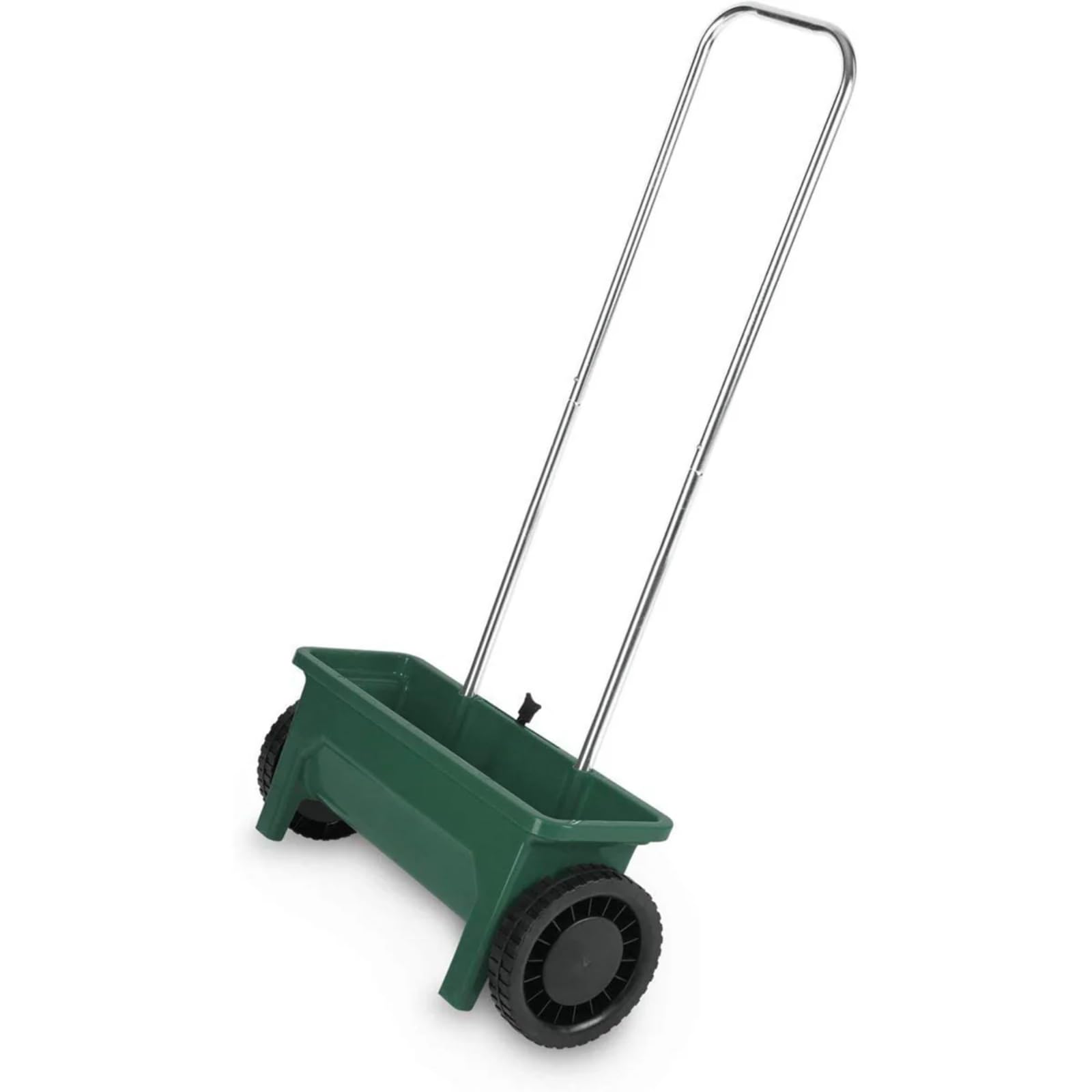 Spargi Concime e Sale Seminatore Spargitore Concimatore con Ruote Manuale capacità 12 Litri, in PVC Spargiconcime