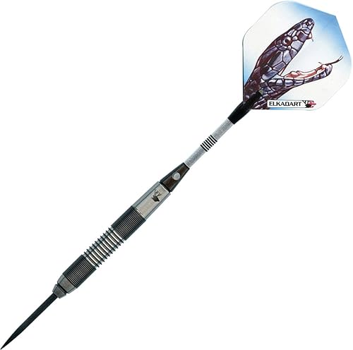 Miniatura 3 de Elkadart Black Mamba, 80% tungsteno dardos de punta de acero con almacenamientoEstuche de viaje