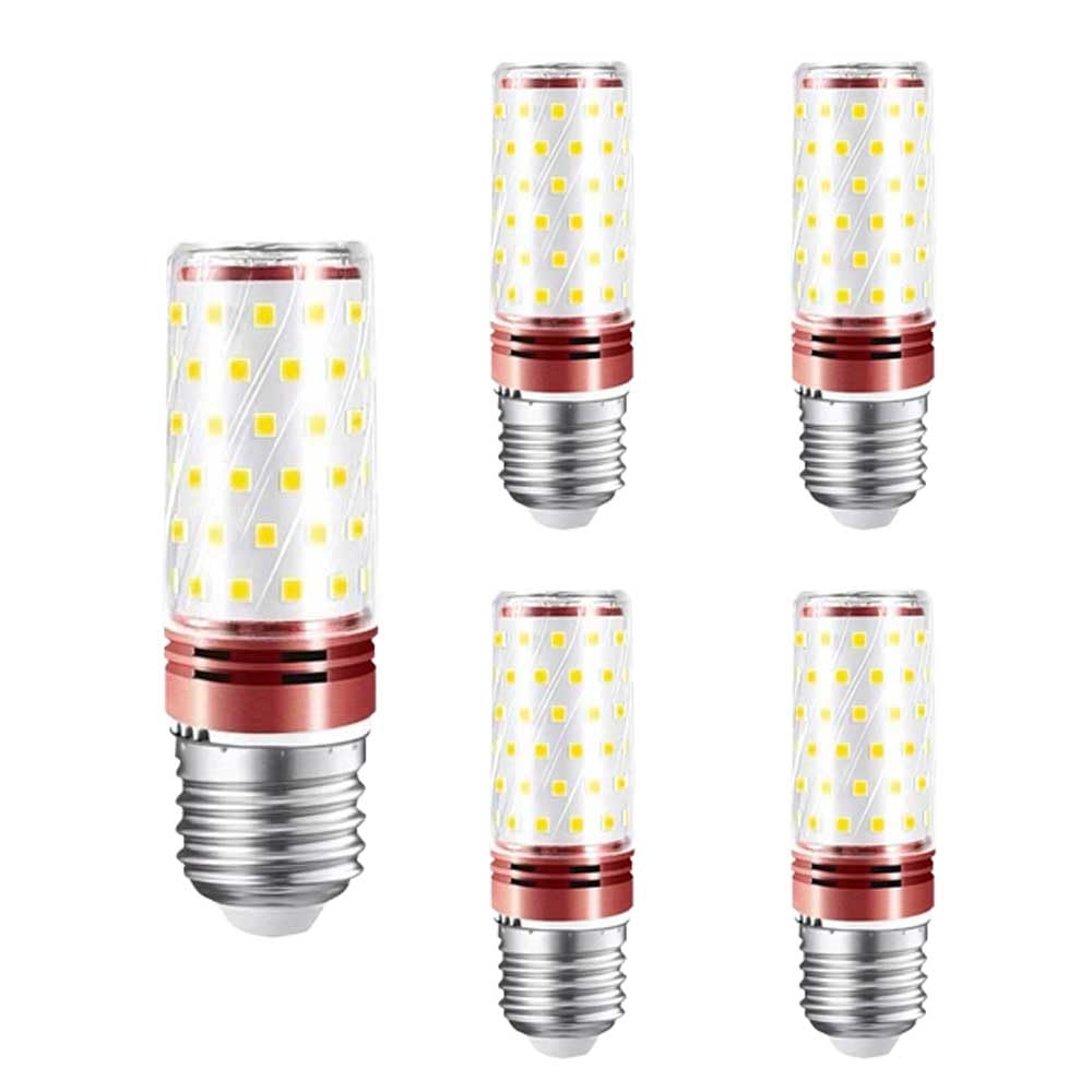 Paquete de 5 bombillas LED de maíz E27 de 30 W, blanco frío de 4000 K (3000 lúmenes) 100 lúmenes por vatio, ángulo de haz de 360°, bombilla LED de maíz de bajo consumo para estadios de estacion