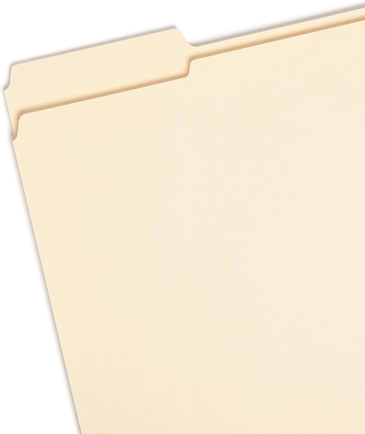 Smead 100% Recycled File Folder, Reinforced 1/3-Cut Tab, Letter Size, Manila, 100 Per Box (10347)