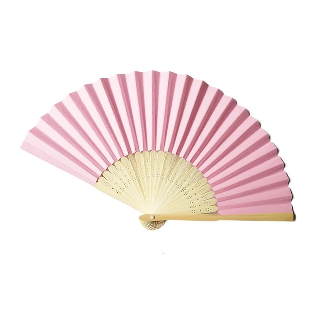 Jobaojiang Customizable Folding Paper Fans – Personalized(5108 Personalise,20PCS)